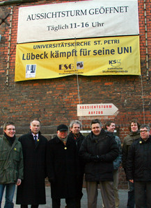 Schulterschluss für Lübecks Uni