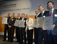 Preisverleihung in Stuttgart (Foto: Stifterverband/David Ausserhofer)