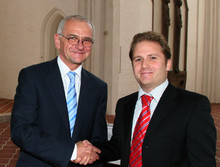 Dr. Jan Kramer mit Prof. Dr. Werner Solbach